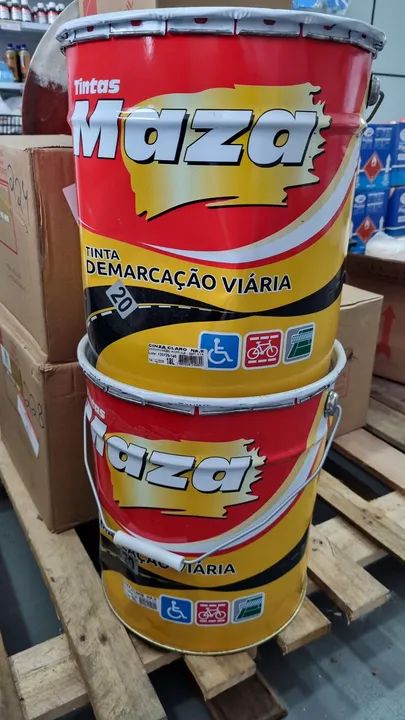 TINTA DEMARCAÇÃO VIÁRIA MAZA 18L 