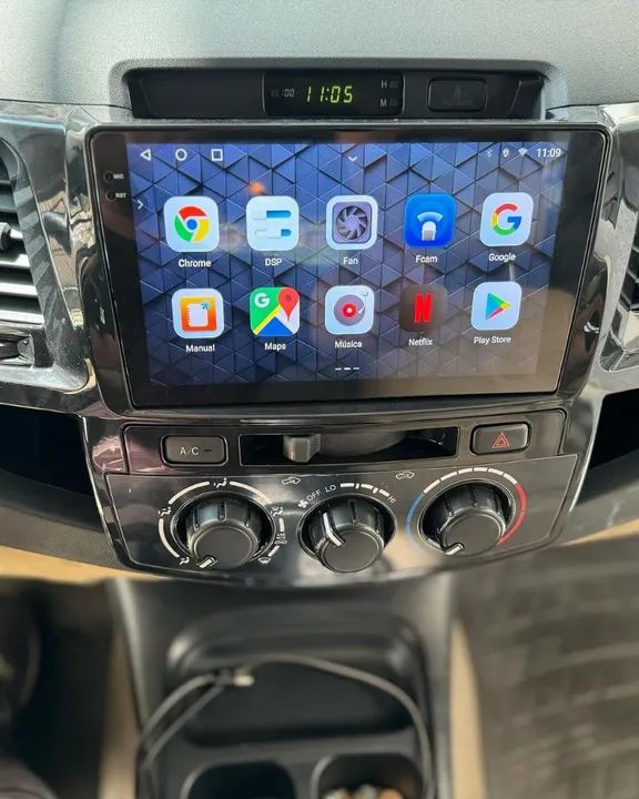 Multimídia hillux  sw4 9 polegadas Carplay sem fio  - Foto 4