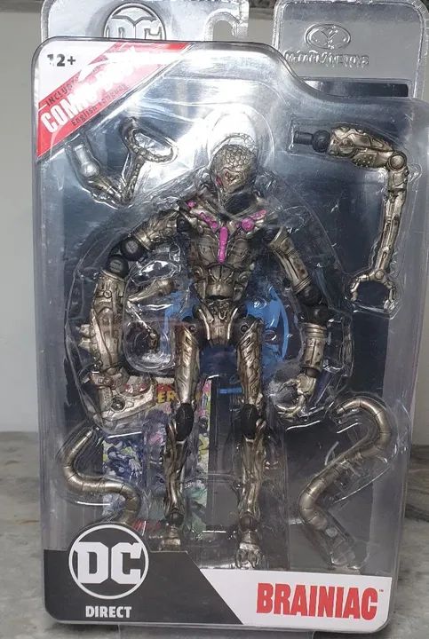 Brainiac mcfarlane comic book original lacrado - Foto 4
