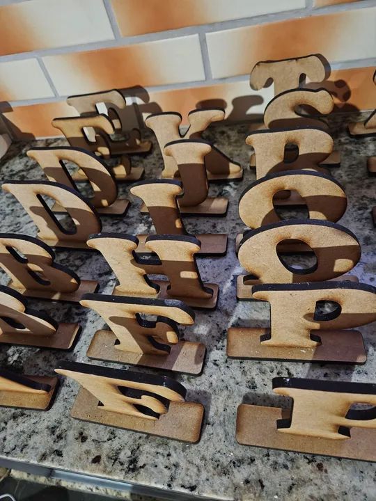 Letras mdf com base - Foto 3