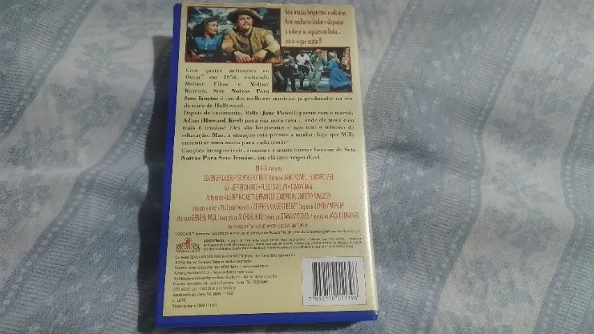 Filme Vhs 7 Noivas 7 Irmãos De 1954 - Legendado - Clássico - Foto 5
