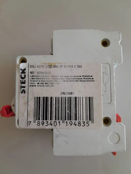 Disjuntor Steck 3P 40A - Foto 2