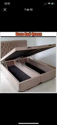 Cama Box baú casal Queen 