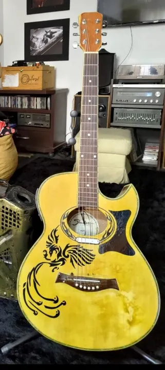 Violão Shelter com captação de telecaster