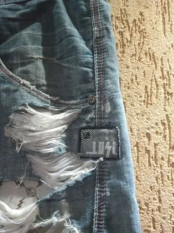Bermuda masculina jeans Lost - Foto 4