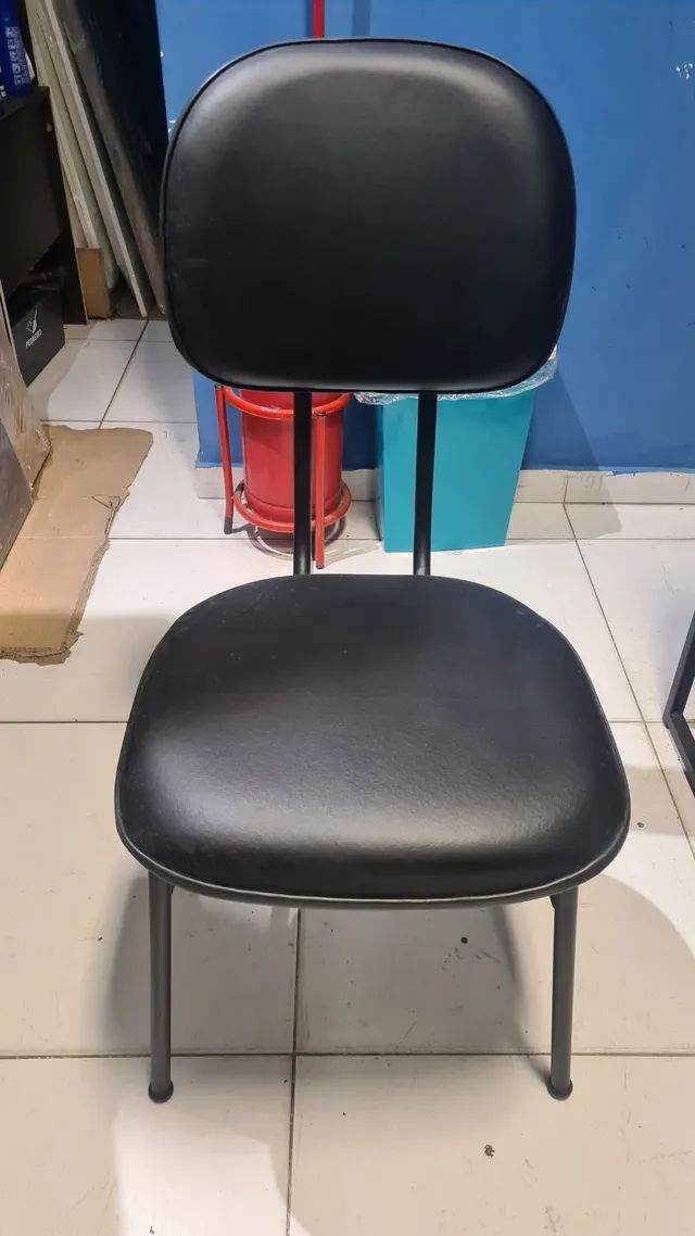 Cadeira fixa secretária corino  - Foto 5