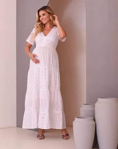 Vestido branco para ensaio tamanho G