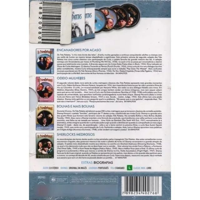 Box DVD: Festival Os Três Patetas (4 Discos) - Produto Novo / Lacrado - Foto 2