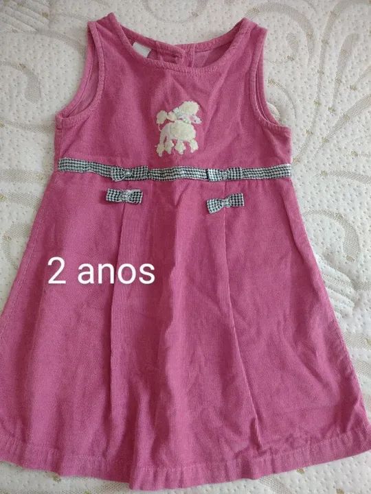 Lotinho Vestidos Alphabeto 2 a 4 anos