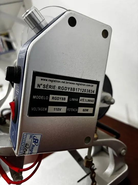IMPECÁVEL- Datadora Registron 110V - Val/Lote/Fab - Foto 6