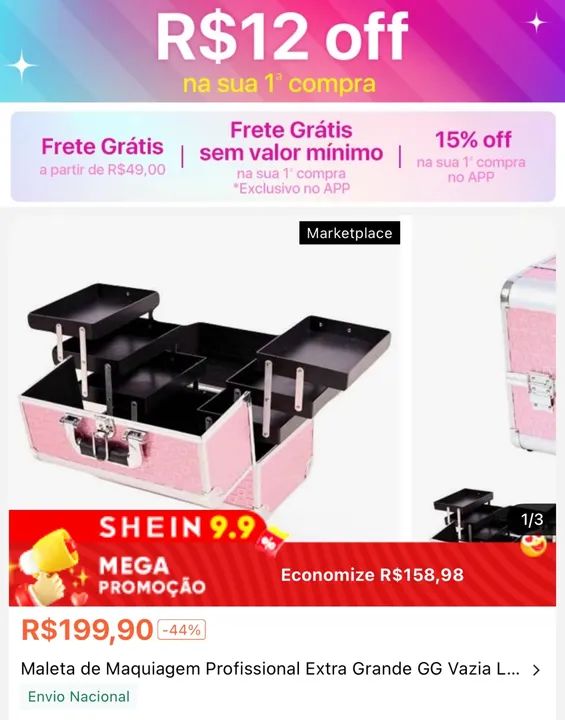 Vendo maleta profissional de maquiagem  - Foto 3