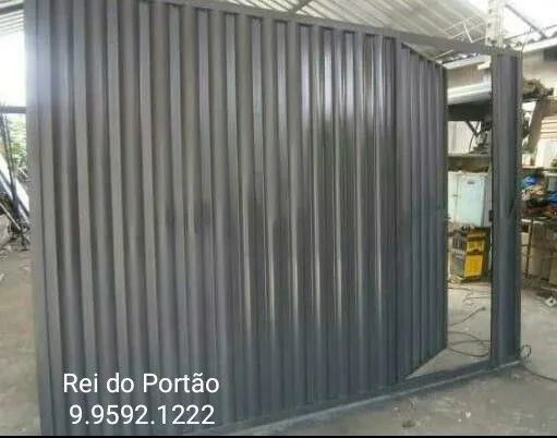Portão de garagem rapidez qualidade de garantia Chapa 18 ZAP *  - Foto 5