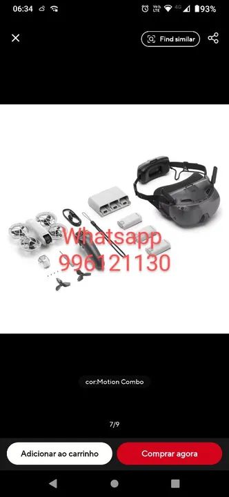Dji Neo Combo completo Óculos e motion 