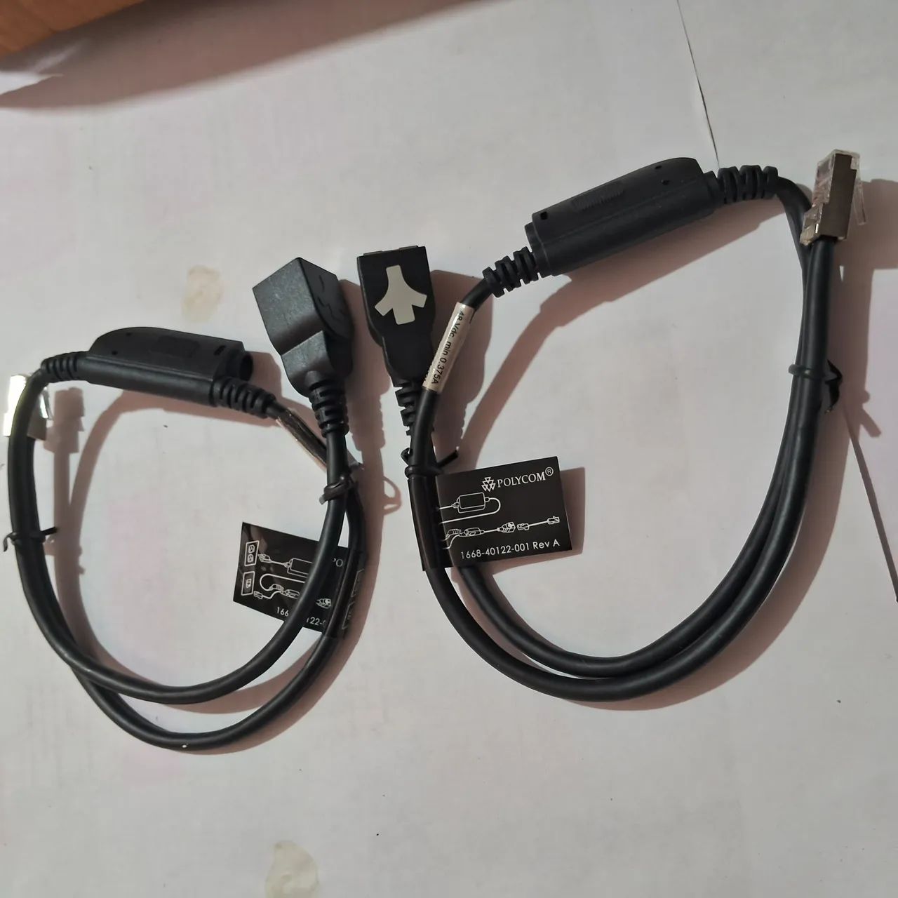 Cabo de Extensão para Telefone Polycom 1668-40122-001 Rev A