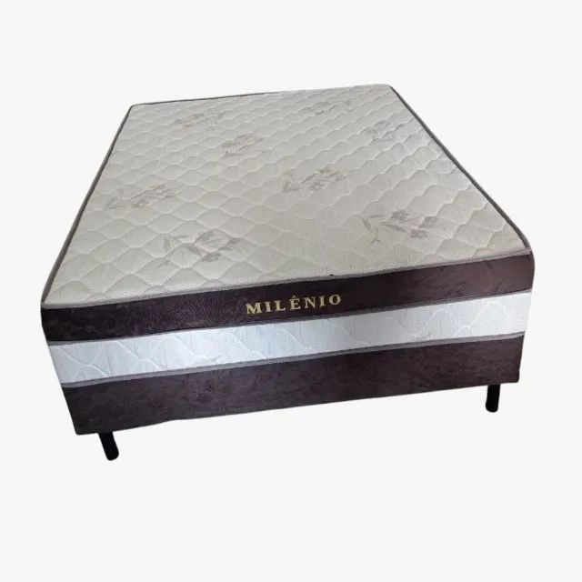 cama colchao box casal 138x188 cm 