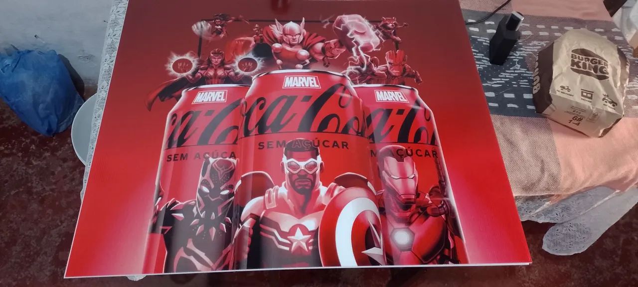 Banner decorativo da edição Marvel 
