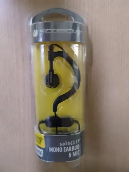 Fone de Ouvido Scosche Hpc32mr soloCLIP Mono Mãos Livres com Clipe e Microfone _____novo,  - Foto 3