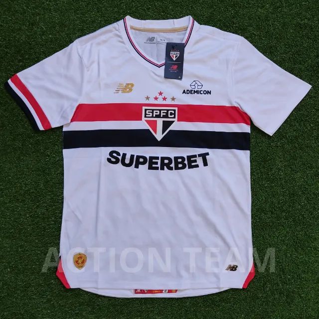 Camisa São Paulo Titular versão Jogador 25/26 Roupas Esportivas