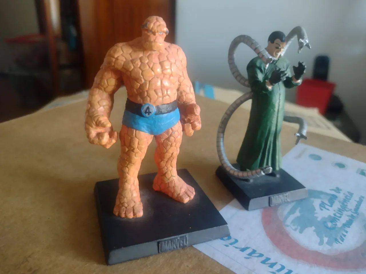 Miniatura Eaglemoss A Coisa , Quarteto  Fantástico , e Dr Octopus  - Foto 2