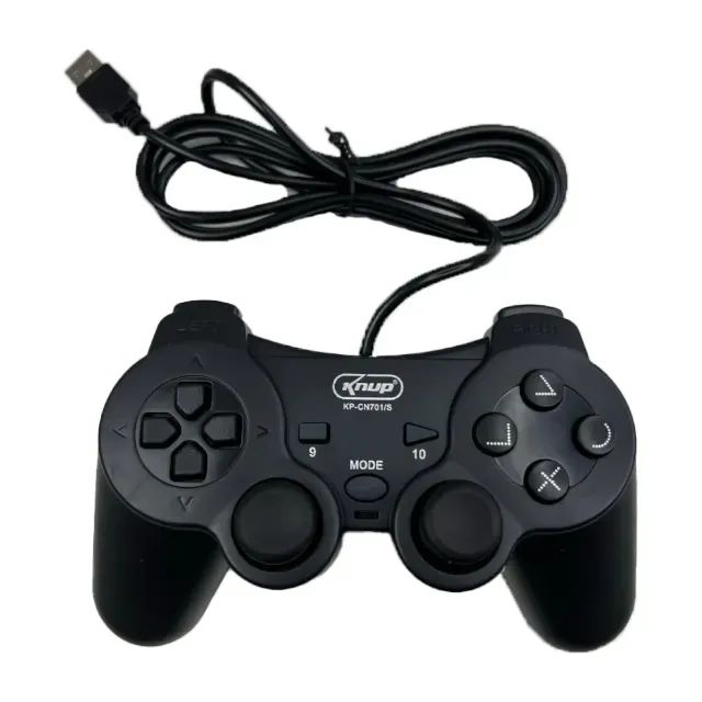 Controle Com Fio Compatível PC Knup KP-CN701/S