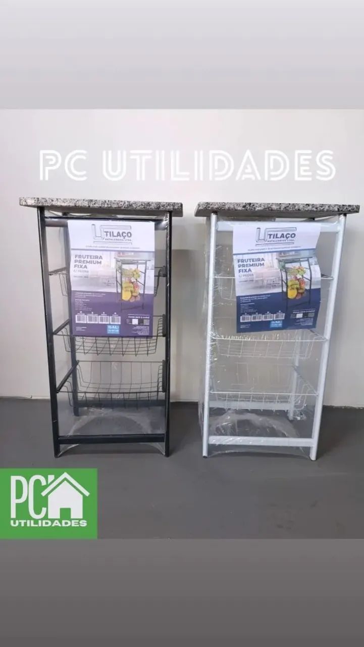 Fruteira com tampo de granito 