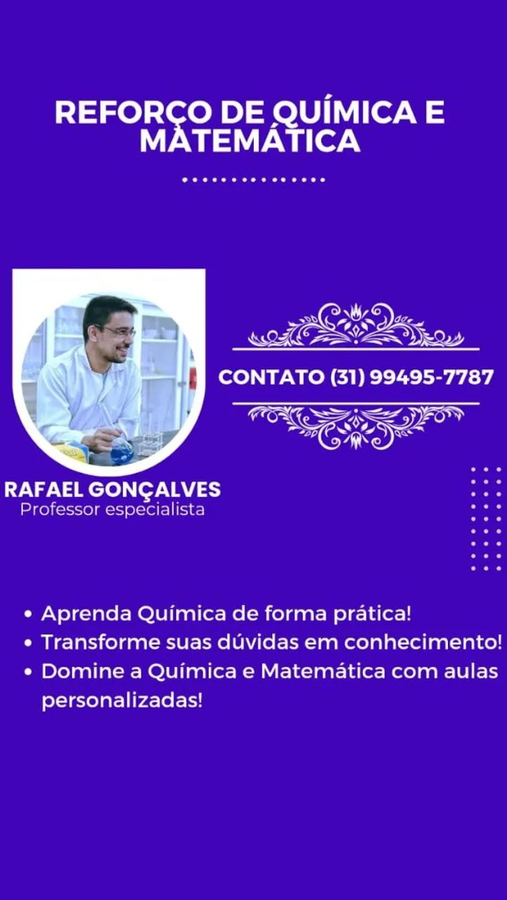 Reforço de Química e Matemática