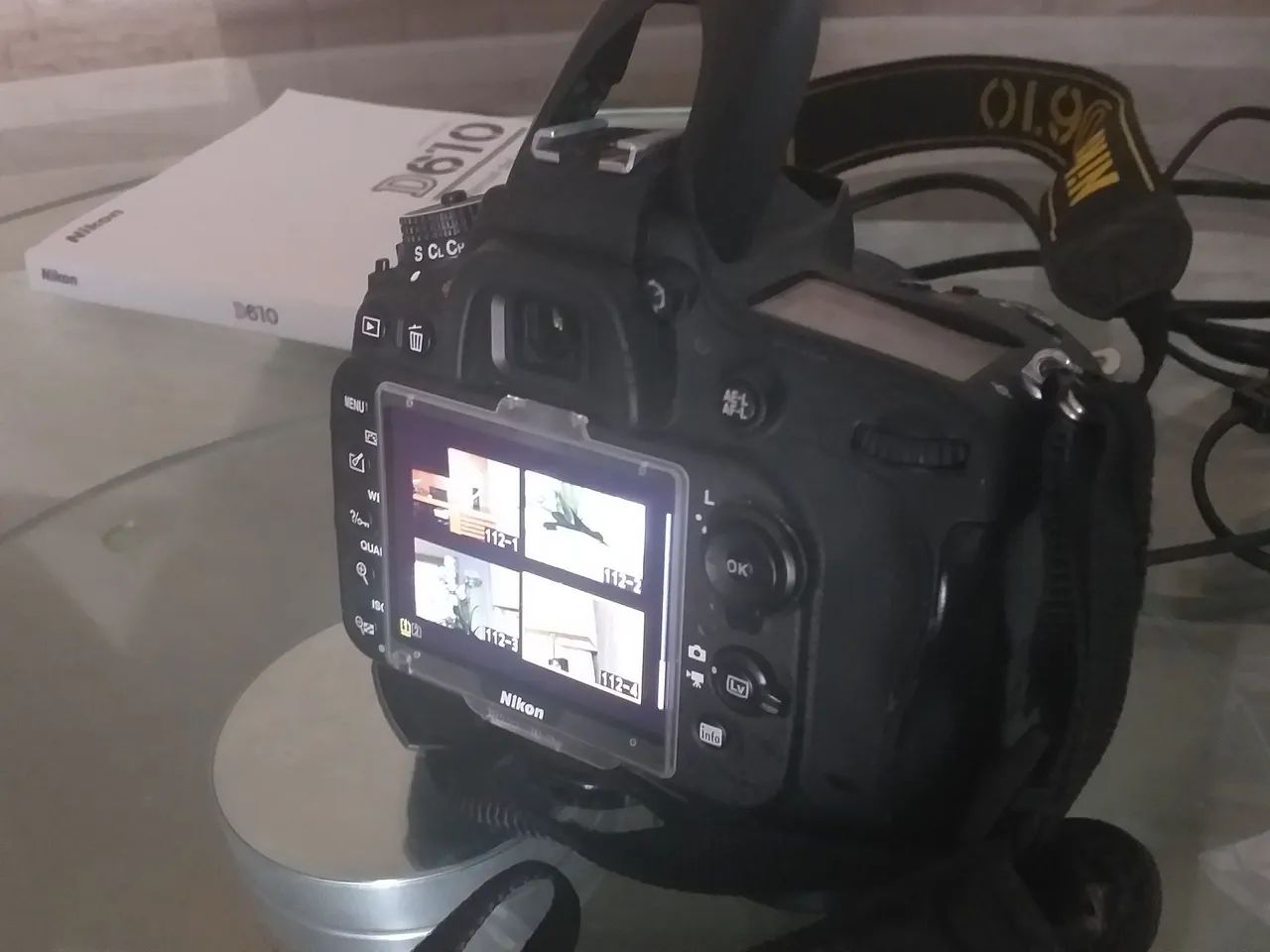 Câmera digital  Nikon D610 - 45.850 cliques+ lente  +2 baterias +carregador, etc... - Foto 4