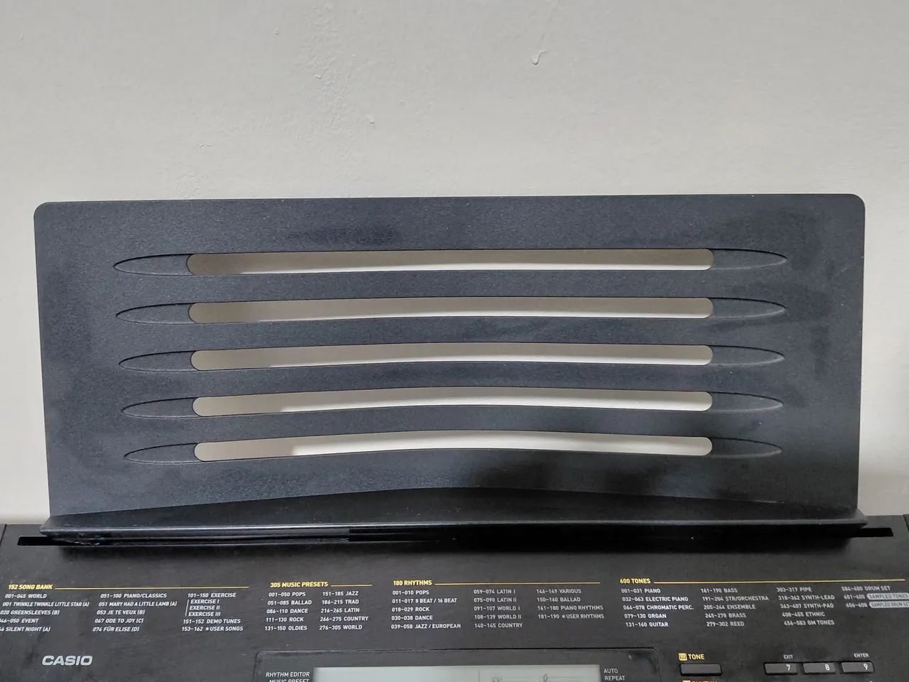 Teclado Musical Casio WK-240 Standard - 76 Teclas - Bivolt - Preto/Prateado - Foto 3