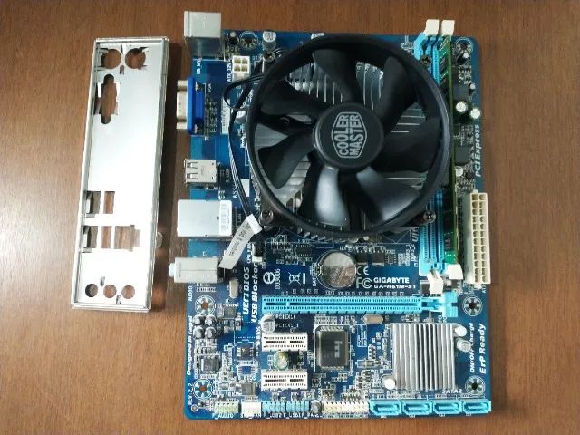 Placa-mãe 1155 Processador Core I3 3240 4gb 1333 Ram Cooler  - Foto 4