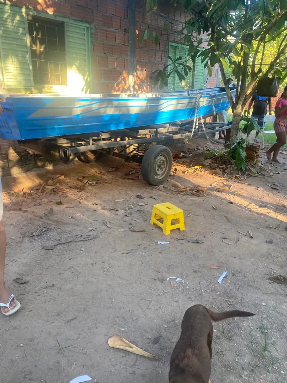 Vendo lancha alumínio 