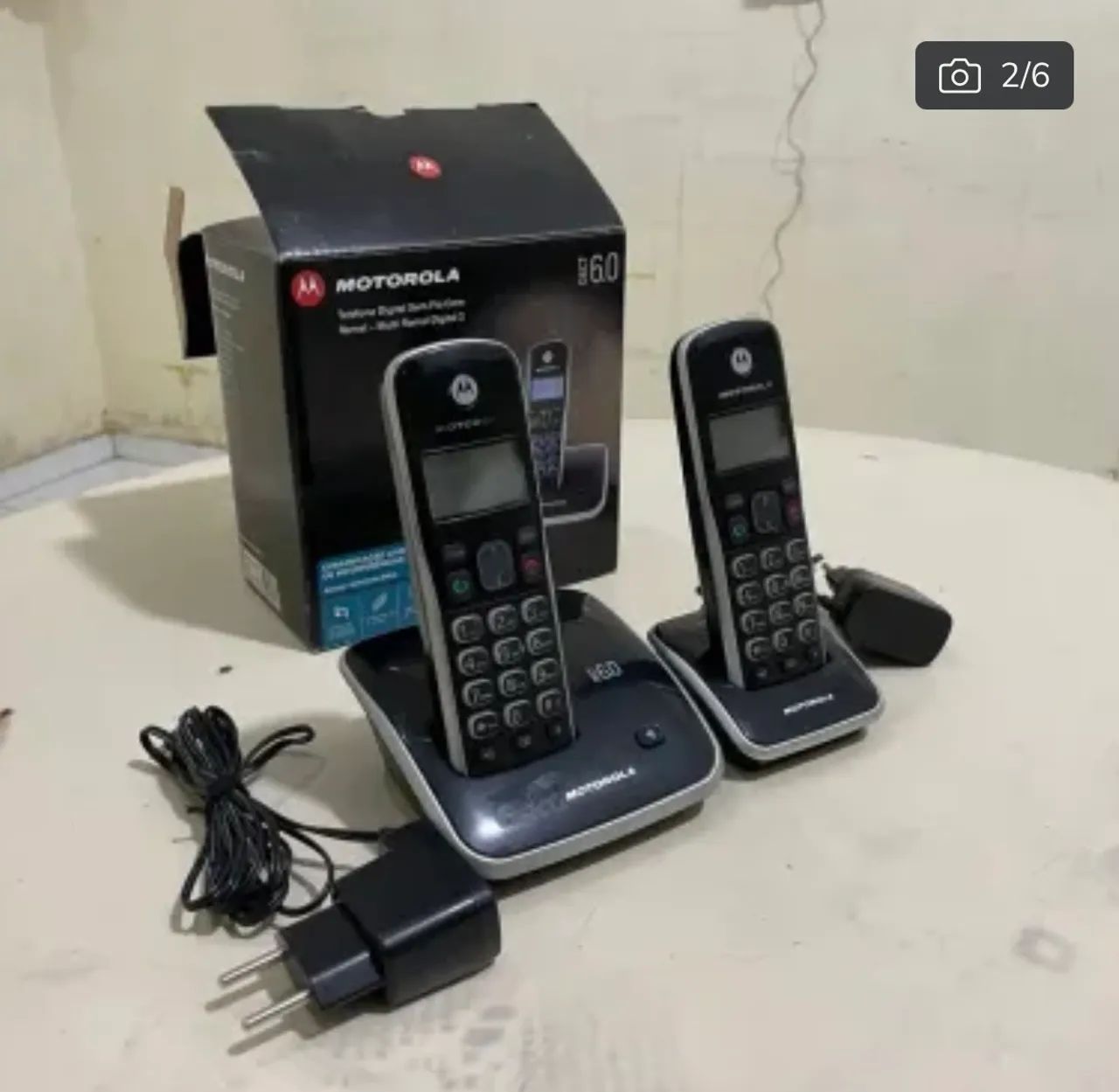 Telefone sem fio motorola com ramal - Foto 2
