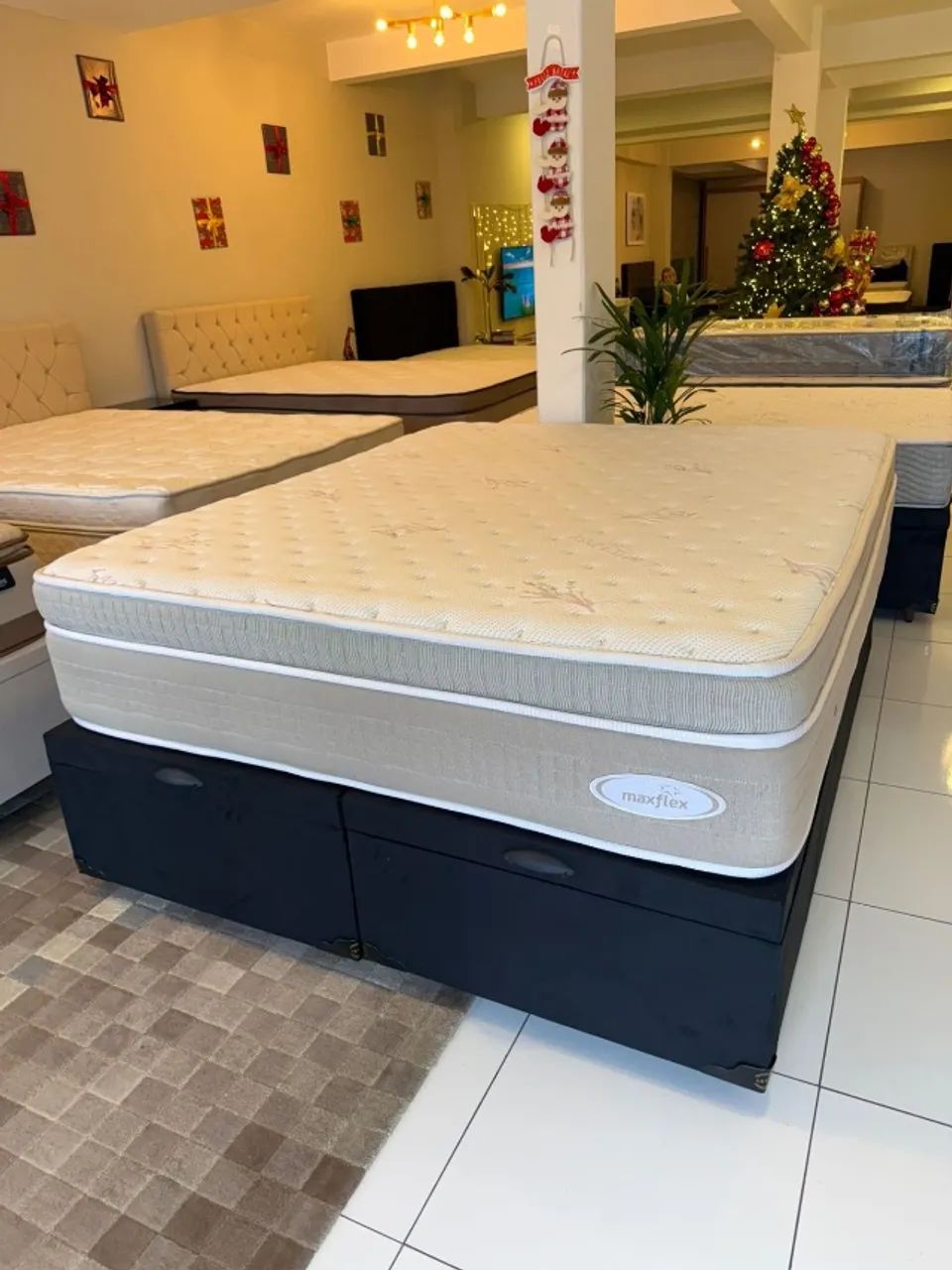 Cama box QUEEN BAÚ COM COLCHÃO MAXFLEX  - Foto 5