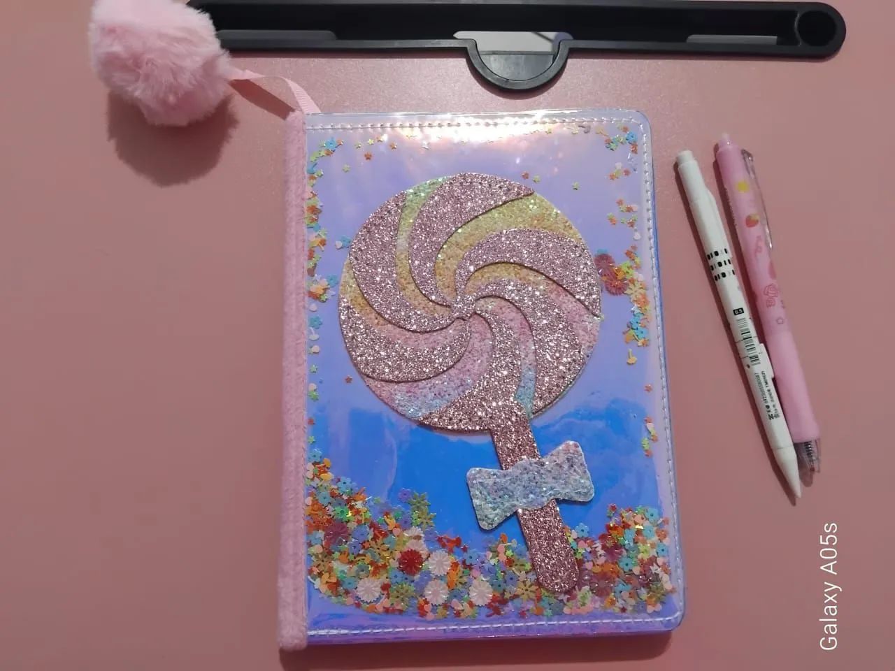 Caderno pirulito.