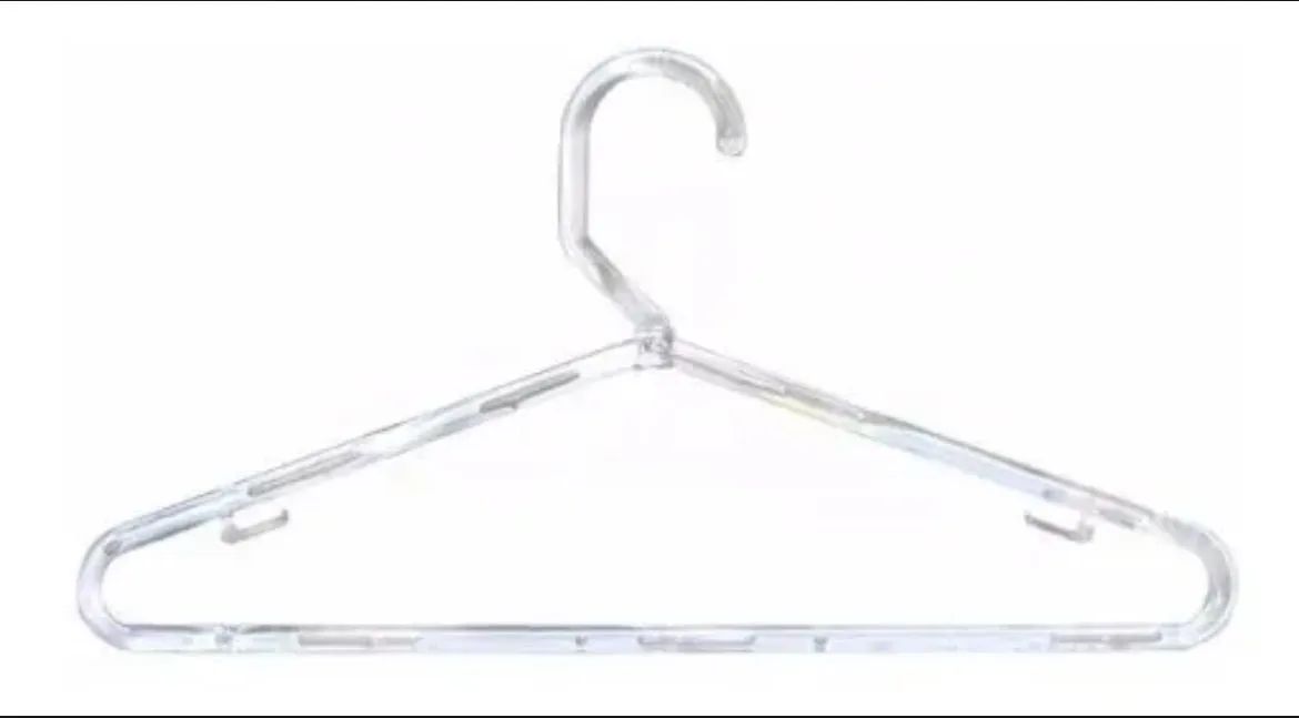  Cabide De Acrilico com Presilhas Antideslizante Reforçado Multiuso Kit 25un - Foto 4