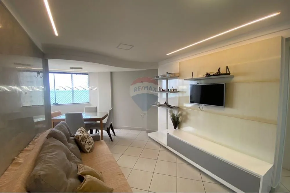 Encantador apartamento no Res. La Rochelle com 2 quartos, mobiliado com vista para o mar d
