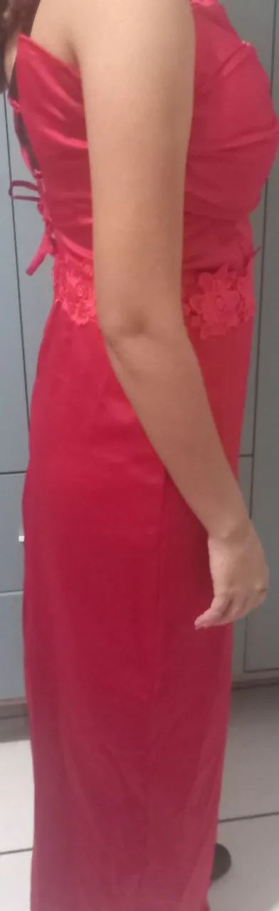 Vestido de renda rosa - Foto 5