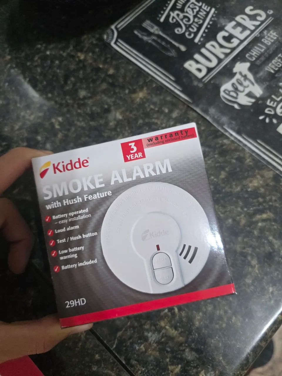 alarme de fumaca 29hd residencial kindle 