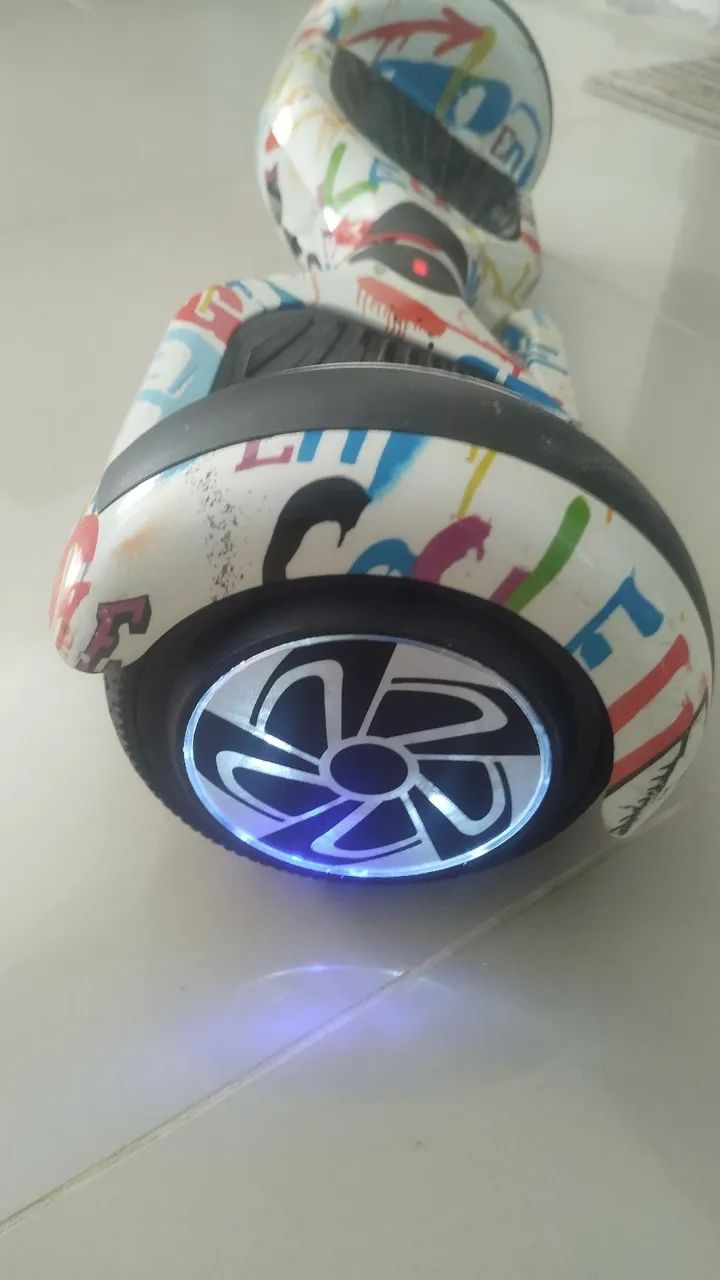 hoverboard músicas bluetooth e luzes