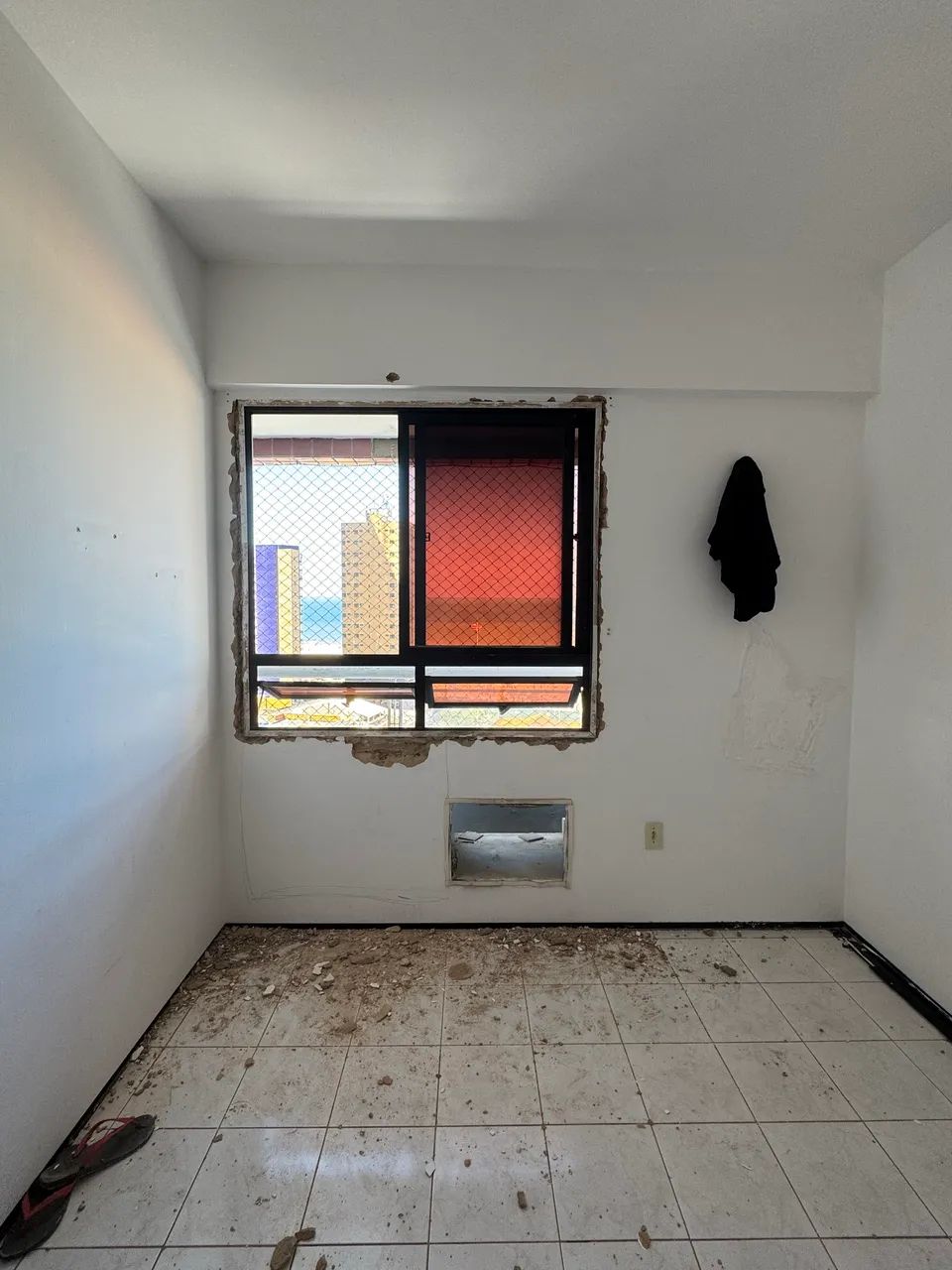 Janela de vidro em perfeito estado 