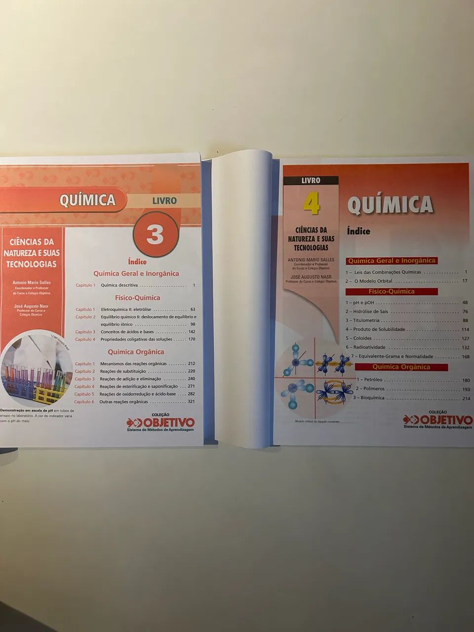 livro didático química  coleção objetivo  2024 4/4
