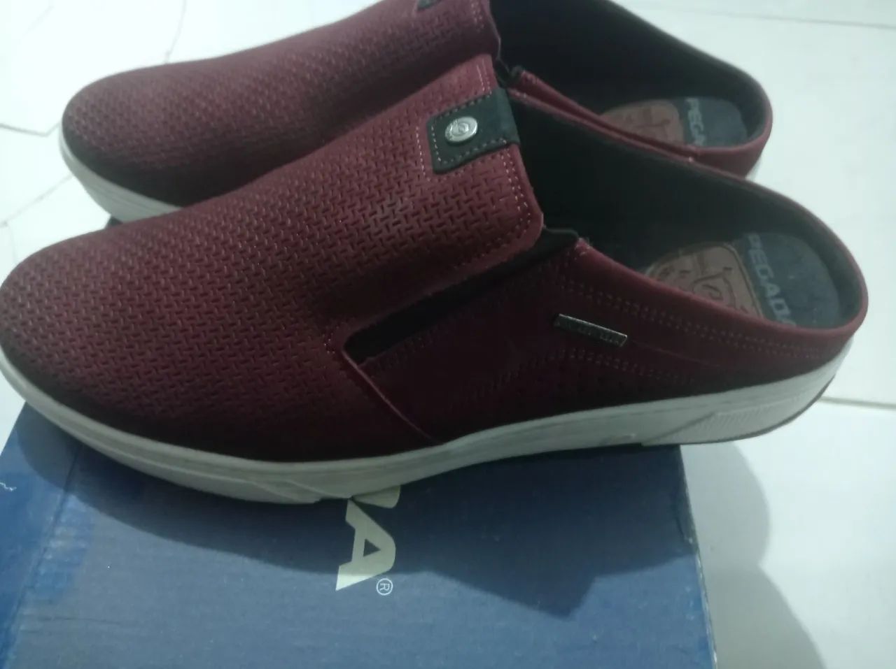 Sapatênis/chinelo Pegada Couro - Foto 3