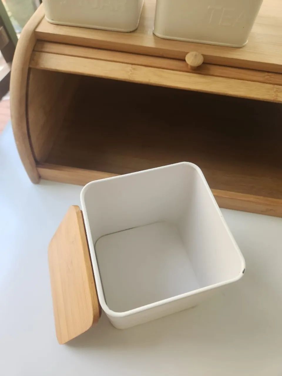 Conjunto Porta-pão, café, chá e acúcar  - Foto 2