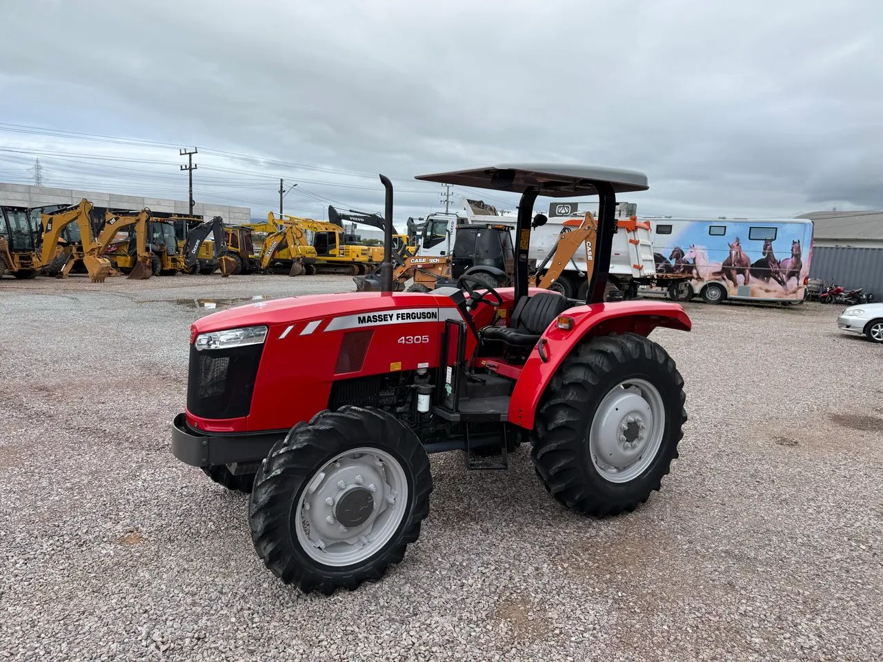 Trator mf 4305 4x4  - Foto 4