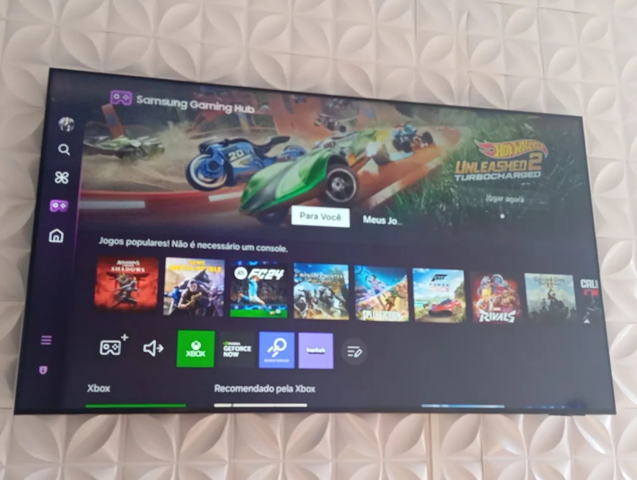 Tv Samsung 65", tv 4 em 1 funcionando perfeitamente, acompanha nota fiscal.