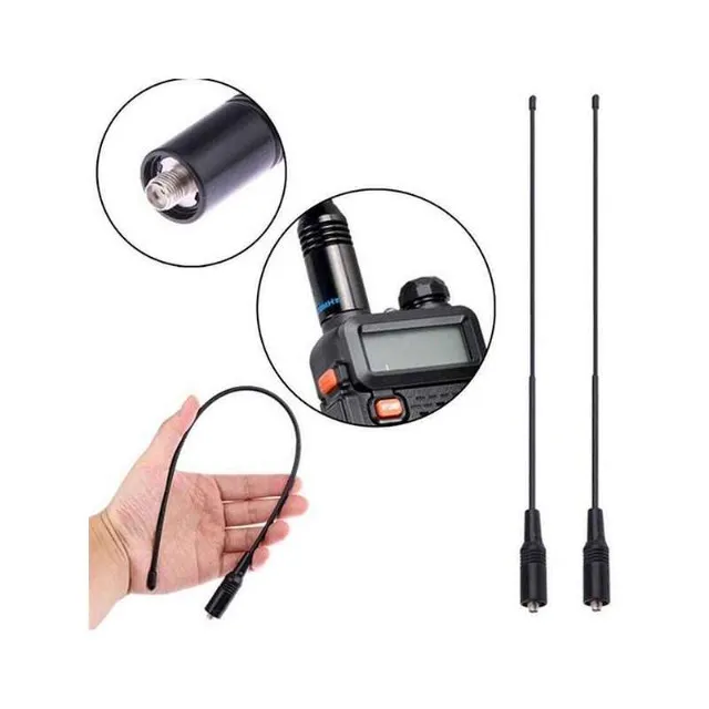 Kit 3 Antena Rádio Baofeng, Nagoya Na-771 144/430 Mhz, Flexível