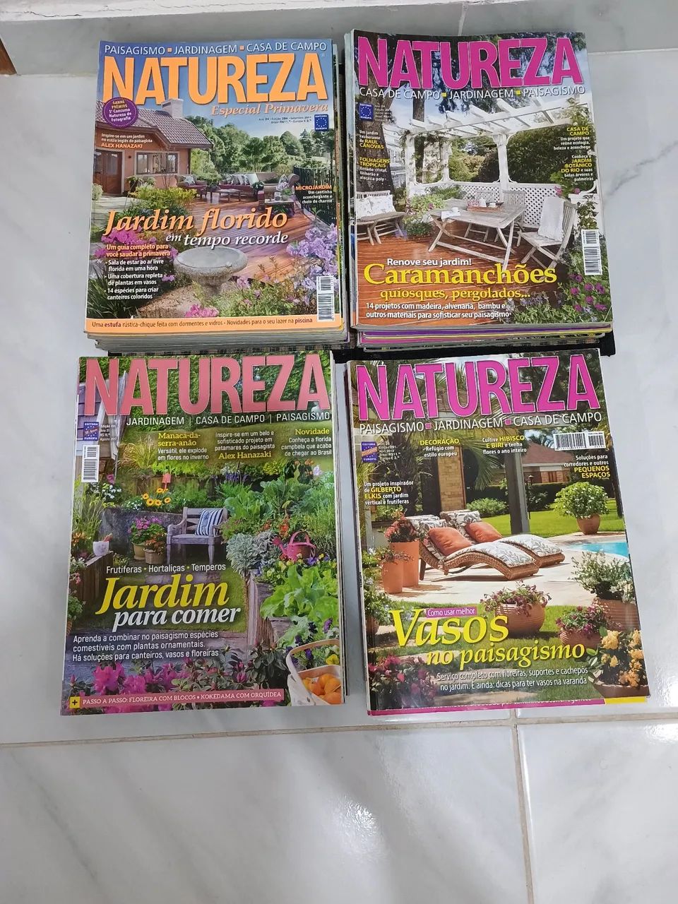 Revistas Natureza - Jardinagem e Paisagismo