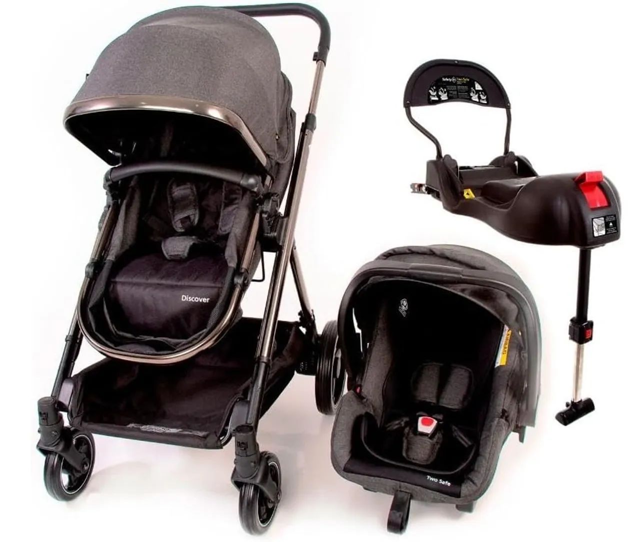 Carrinho de bebê 3 em 1 Safety 1st Travel System Discover Trio Isofix - Foto 6
