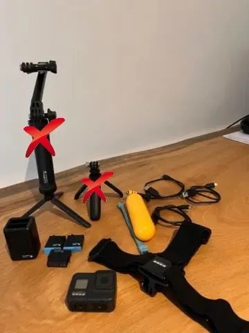 Filmadora Gopro Hero 8 Black 4k + acessórios originais.