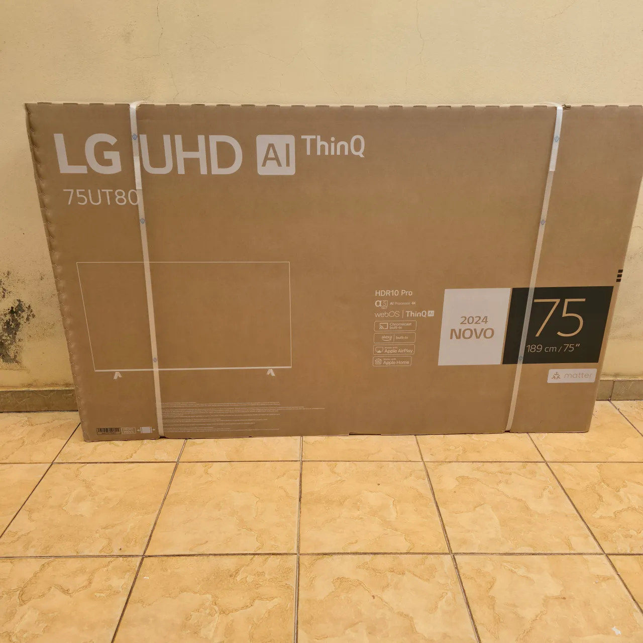 TV LG 75 polegadas UT80 (NOVA)