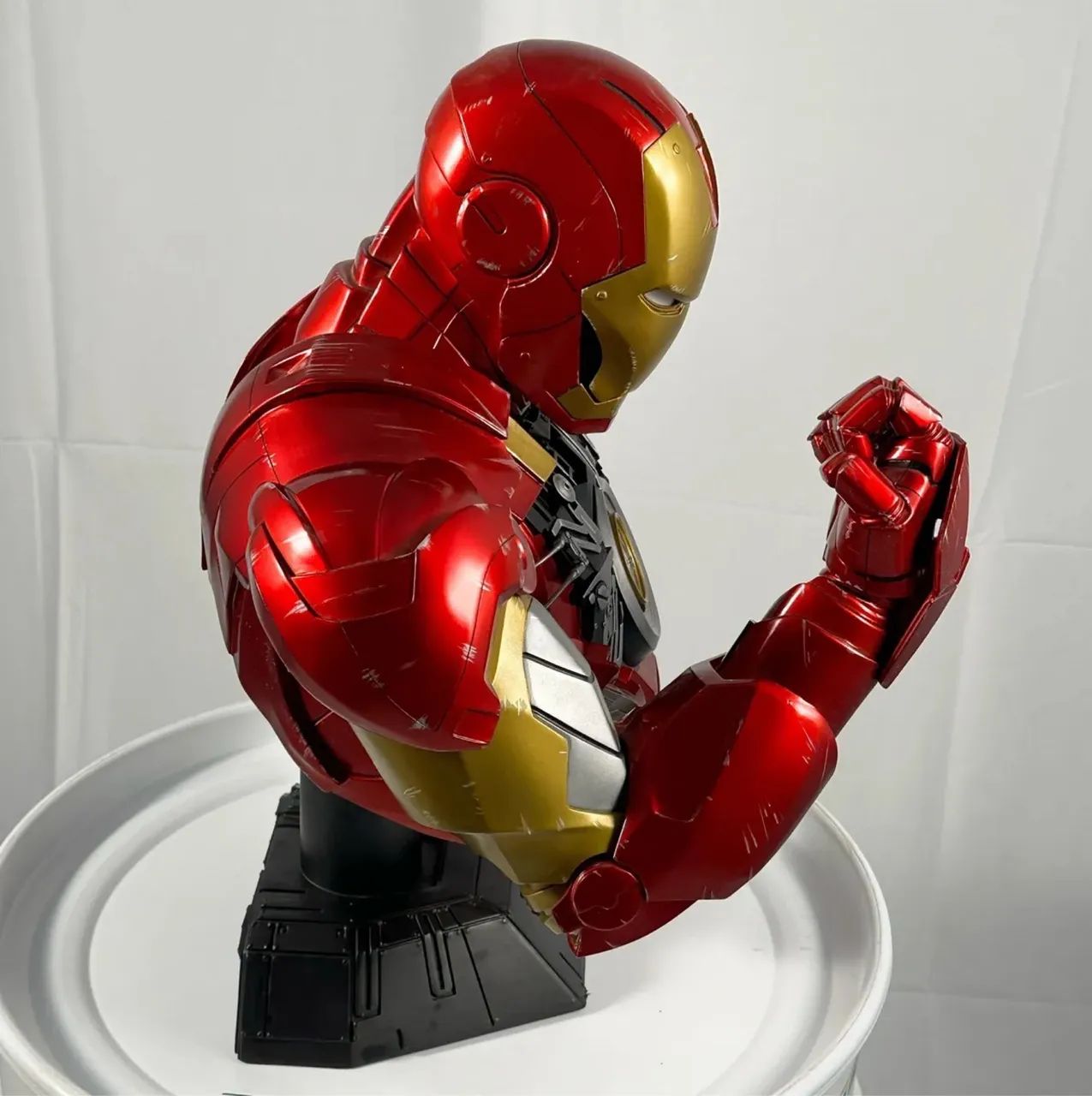 Busto Iron Man - Mark VI Legendary Scale 1/2 Sideshow - Foto 3